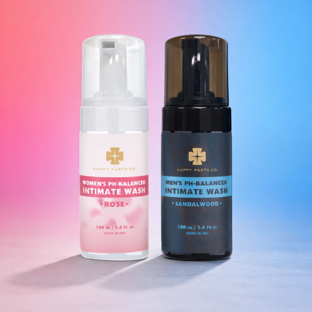 Happy Parts Co intimate wash bottle