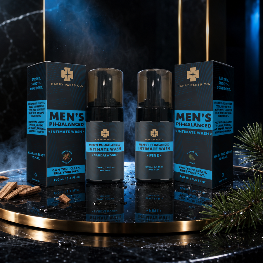 His Duo-Pack pH-Balanced Intimate Wash (Pine + Sandalwood)