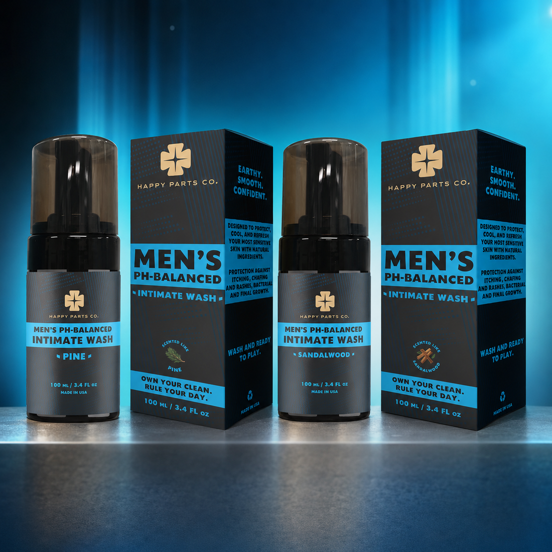 Men’s pH-Balanced Intimate Wash 2-Pack