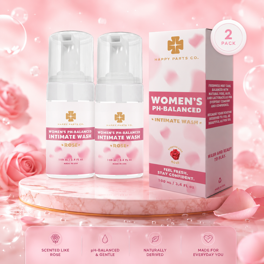 Women’s pH-Balanced Intimate Wash 2-Pack