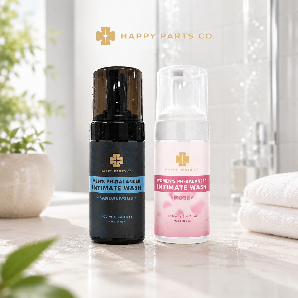 Happy Parts men's and women's intimate wash