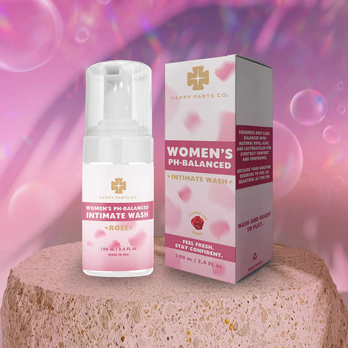 (Rose) Women's pH-Balanced Intimate Wash
