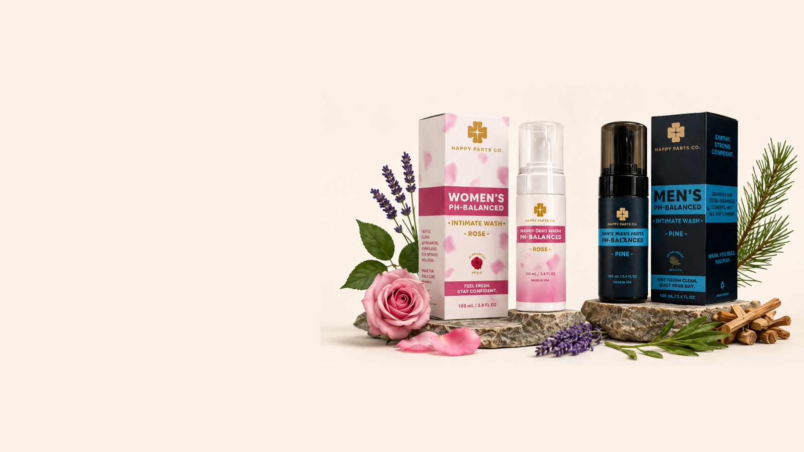 Happy Parts Co. intimate wash ingredients