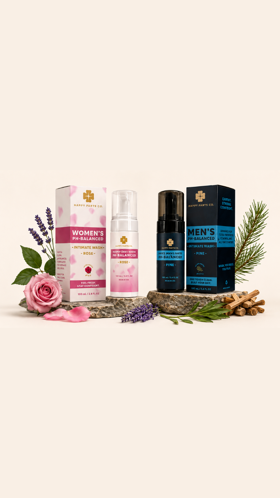 Happy Parts Co. intimate wash ingredients